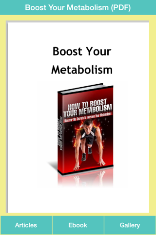 Fast Metabolism Guide - How To Boost Your Metabolism For Healthy! screenshot 4
