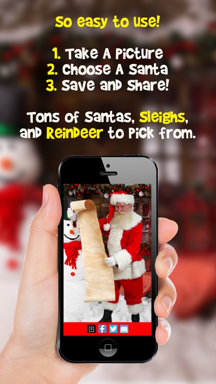 Snap Santa Editor Booth 2014 - Easily Create Fun Photo Proof Father Christmas is Real! screenshot-4