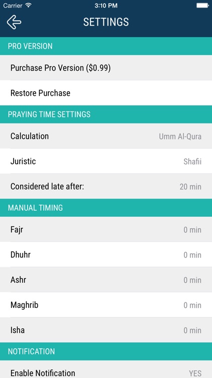 Prayer Log - Log your rawatib prayers and obligatory prayers with prayer times screenshot-3