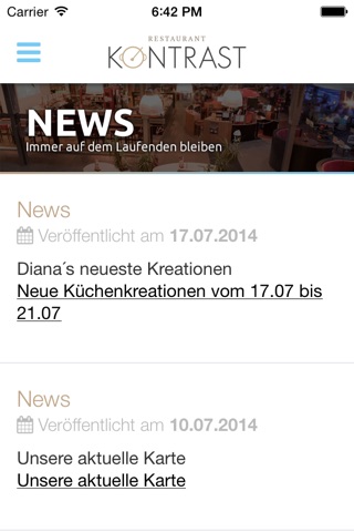 Restaurant Kontrast screenshot 3