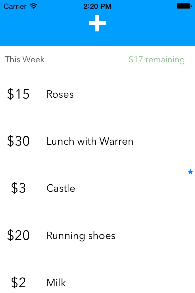 Weekling: Free Weekly Budget Tool & Tracker screenshot 2
