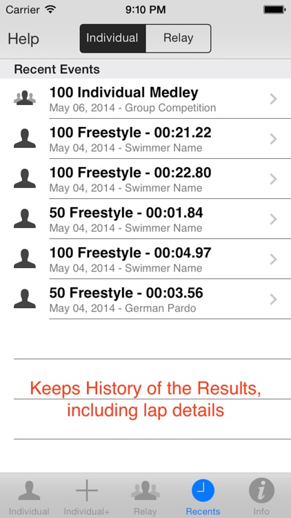 StopWatch For Swimming screenshot-4