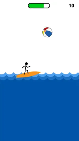 Game screenshot Stickman Surfer ~ Falling Beach Balls in the Circle Surfer Beware! mod apk