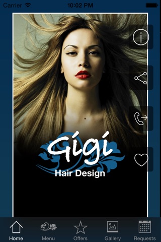 Gigi Hair design screenshot 2