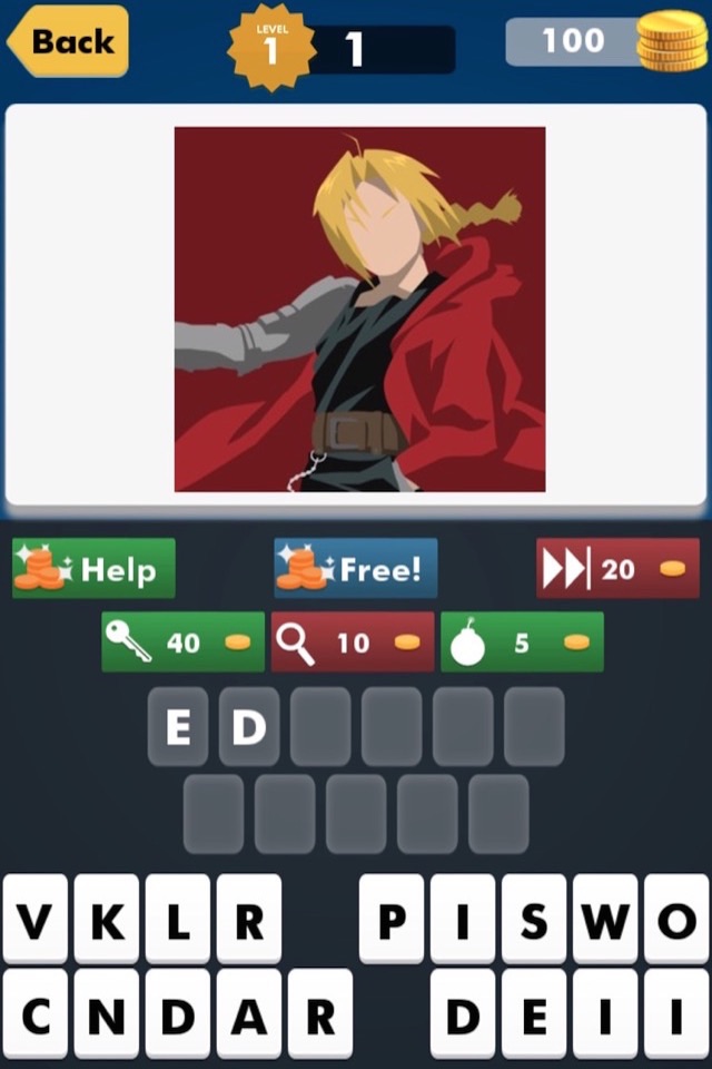 New Anime Fan Quiz Games for FullMetal Alchemist Brotherhood Edition Free screenshot 2