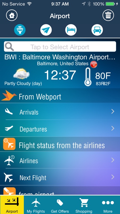 Baltimore Washington Airport Pro (BWI/DCA/IAD) Flight Tracker Premium radar