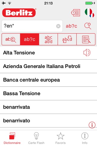 Italian - French Berlitz Mini Talking Dictionary screenshot 4