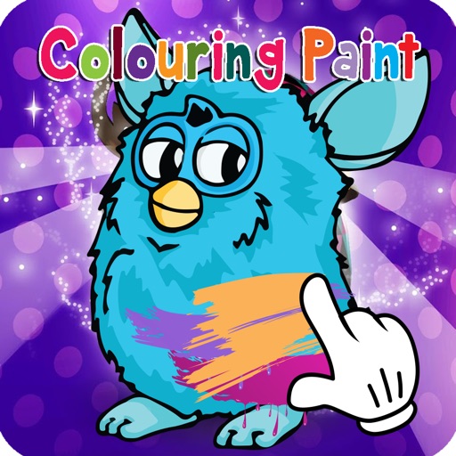 Coloring Page Furby Kids Edition