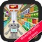 Play and learn in the shop with Robbie robot, an app for kids from 3 til 6 years old.