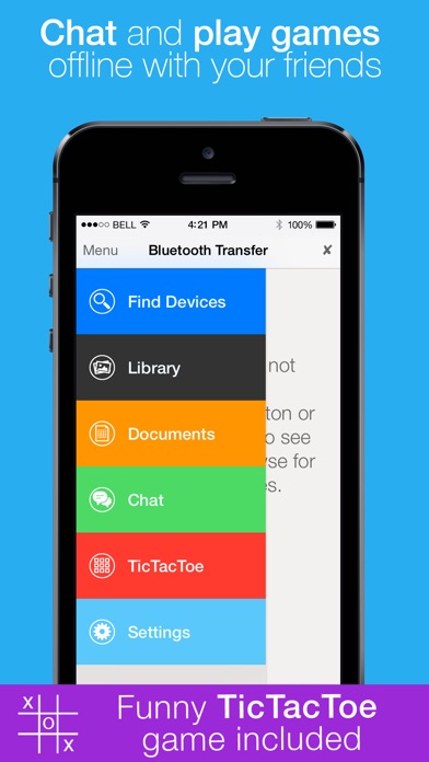 Bluetooth Transfer - Documents, photo and video sharing without Internet Screenshot 2