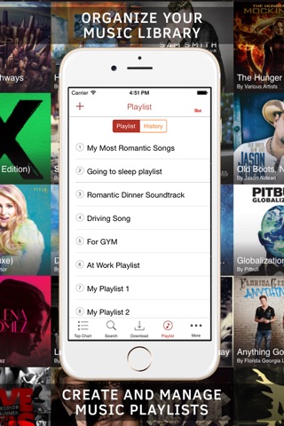 Free music discovery for iOS 8: mp3 player & audio playlist manager screenshot 2