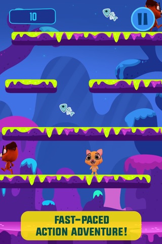 Tiny Cat Jumping Game – Dog Escape Platform Jump - Fun Maze Running screenshot 3
