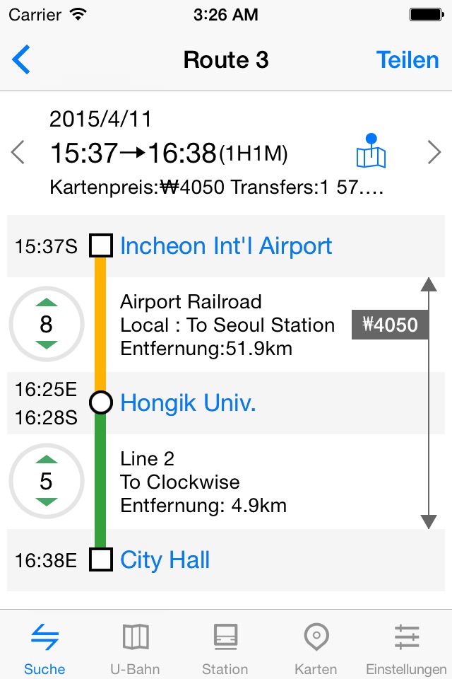 Metro Seoul Subway screenshot 3