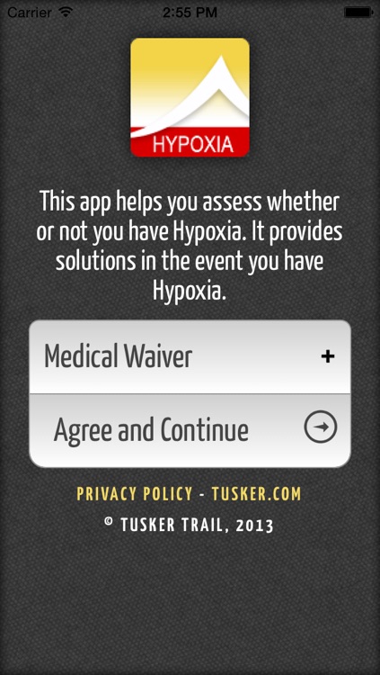 Tusker Hypoxia