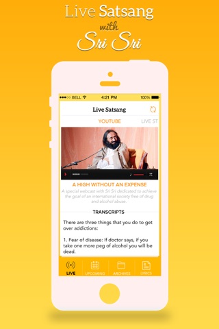 Live Satsang with Sri Sri screenshot 2