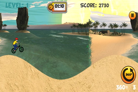 BMX Treme Stunts - 360 Air Spins Racing Games screenshot 2