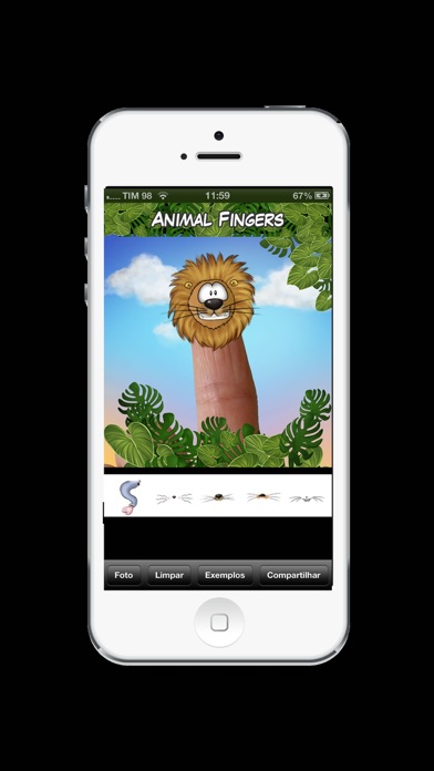 How to cancel & delete Animal Fingers - Create funny Animal faces over your fingers! from iphone & ipad 1