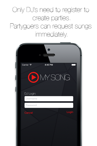 Play My Song - Request Songs to your Parties DJ screenshot 3