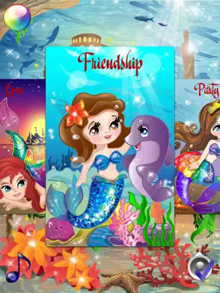 Imágen 5 Sirenas: Páginas para Colorear para las Niñas – Colouring Sirena Imagenes Juegos para Niños Grandes iphone