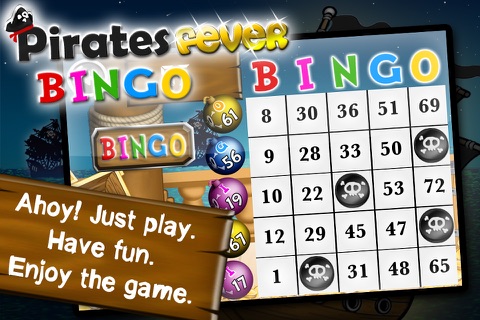 Pirates Fever Bingo Free - fun board game with daily tickets reward screenshot 3