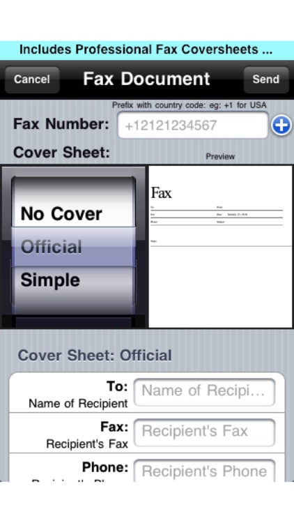 Faxing for iPhone screenshot-3