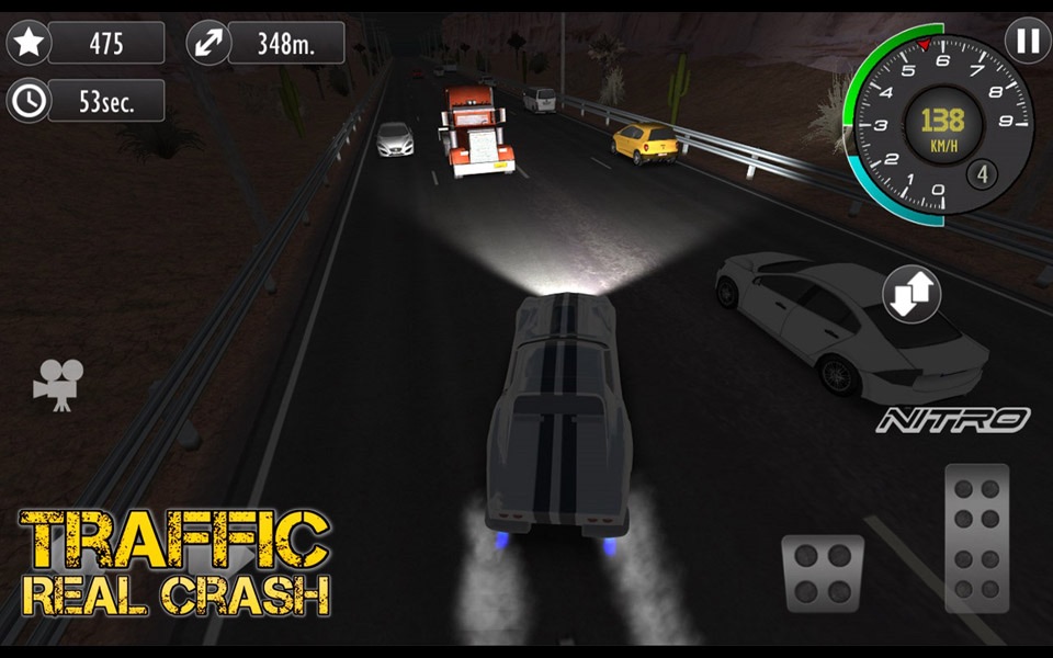 Real Racer Crash Traffic 3D screenshot 2