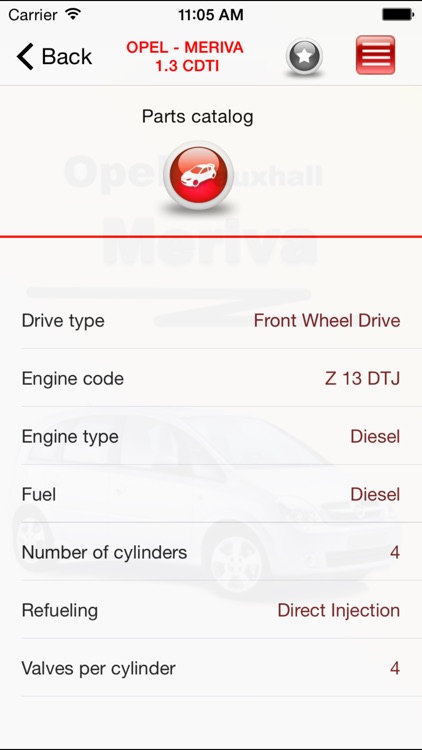 Autoparts Opel Meriva screenshot-3