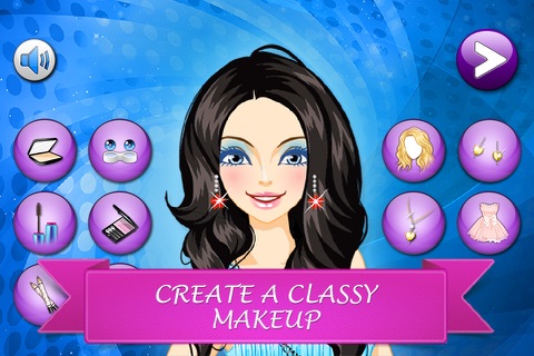 Makeup Studio - Latin Dance. Cute dress up game for girls. screenshot 3