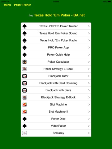 free Poker Texas Hold 'Em BA.net for iPad screenshot 2