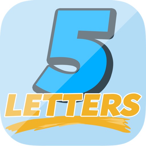 Five Letters - A Word Guessing Game with Zen and Time Attack Modes Icon