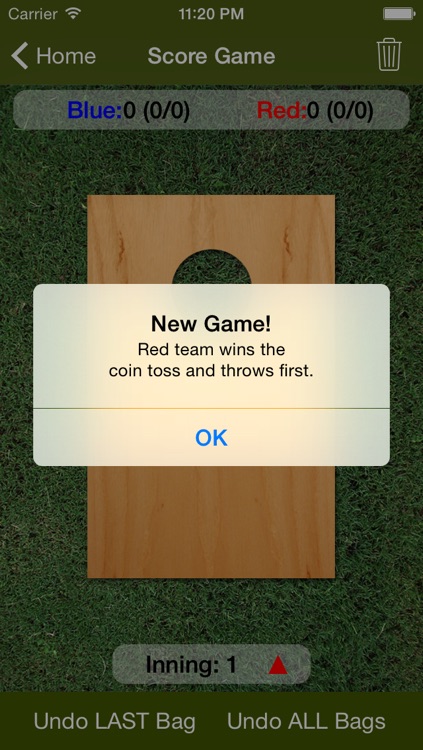 Cornhole Scorer