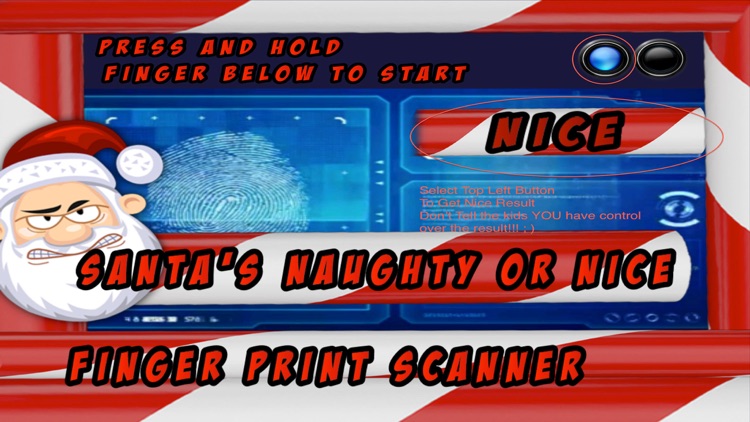 Santa's Good Or Bad Finger Print Scanner™ screenshot-0