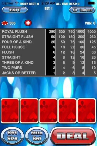 `` A Aces Full Video Poker screenshot 2