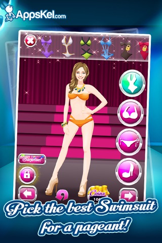 Miss Beauty Queen of America Dress Up – Swimsuit Pageant Girls Makeover for Free screenshot 2