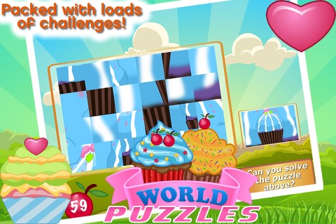 Cupcake Puzzles Fun & Challenging - Cupcake World Puzzle Edition screenshot 4
