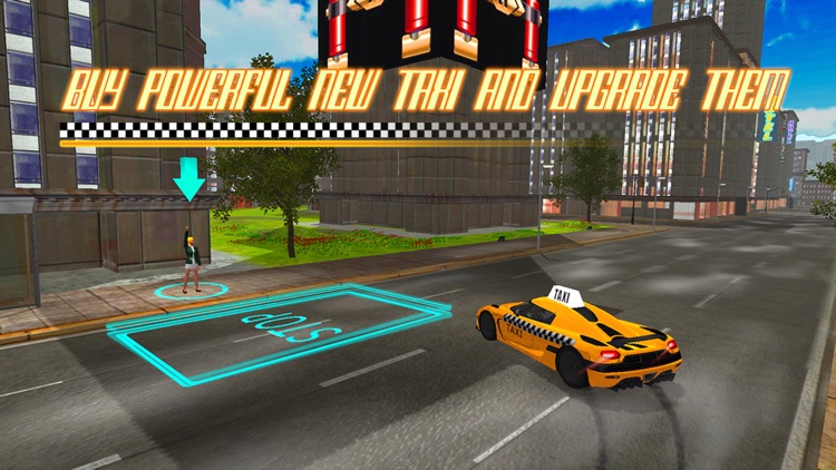 3D Taxi City Parking - Crazy Cab Traffic Driving Simulator Extreme : Free Car Racing Game