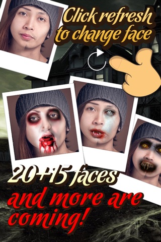 Vampire Face Maker - Turn Your Pic Into a Scary Monster! Photo Booth screenshot 2