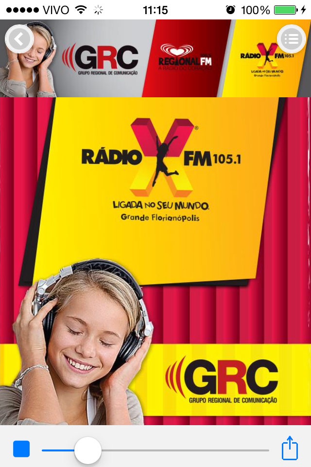 REGIONAL FM | X FM | Florianópolis | Brasil screenshot 2