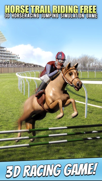 Horse Trail Riding Free - 3D Horseracing Jumping Simulation Game screenshot-0