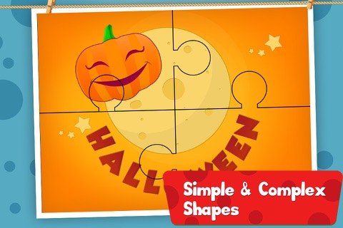 Halloween Jigsaw Puzzles for Toddlers and Kids FREE screenshot 3