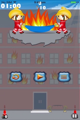 Firemen Pro - Rescue Fire Victims Jumping Off The Building screenshot 3