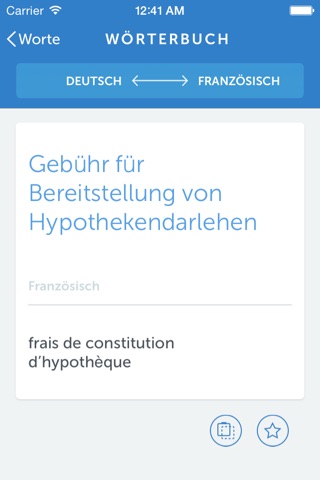 Linguist Dictionary - Deutsch-Französisch Wortschatz: Finanzen, Banking & Buchhaltungsbegriffe. Linguist Dictionary – Dictionnaire français-Allemand de la finance, de la banque et de la comptabilité screenshot 3