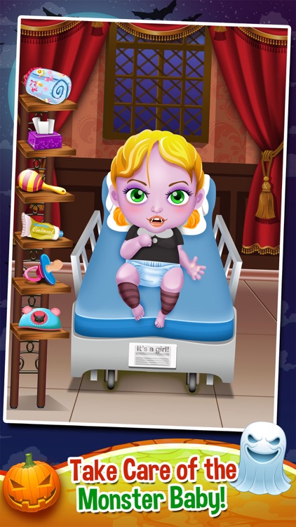 Mommy's Monster Pet Newborn Baby Doctor Salon - my new born spa care games!