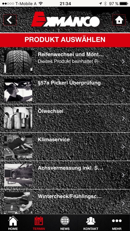 Exmanco - Deine Partnerwerkstatt für Reifen, Felgen und Autoteile screenshot-3