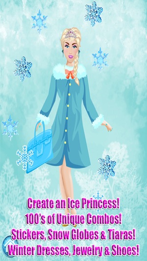 Ice Princess Salon Dress Up Fashion - Snow Queen(圖2)-速報App