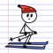 Stick Man Skiing is a fun stick man based ski game