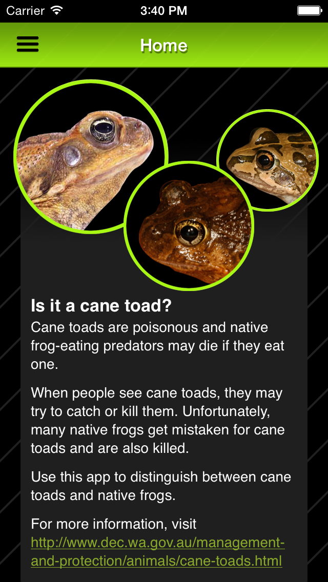 How to cancel & delete Cane Toad from iphone & ipad 1