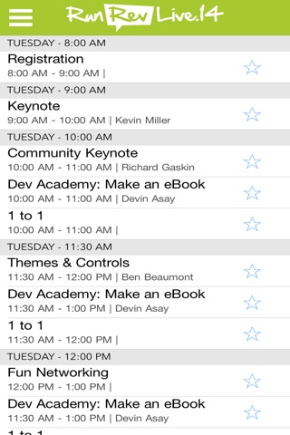 RunRevLive 2014 screenshot 2
