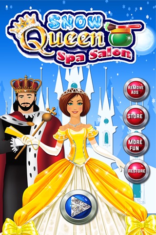 Snow queen spa salon – Princess wedding makeup and stylish dress game screenshot 3
