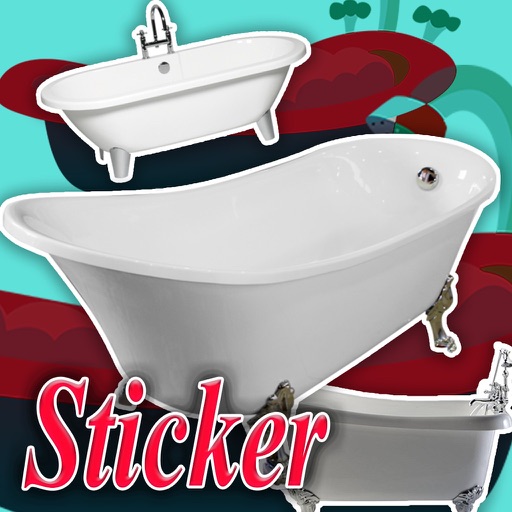 Bath Lover Sticker - Well designed frames & stickers for peace and joy. icon